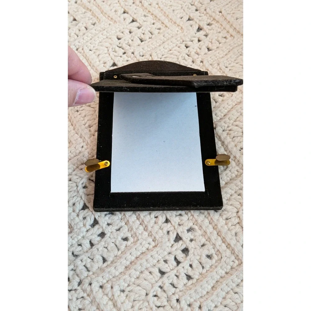 Woodward Solid Brass Picture Frame 3.5x5 Gold Arched Sunburst Vintage Tabletop